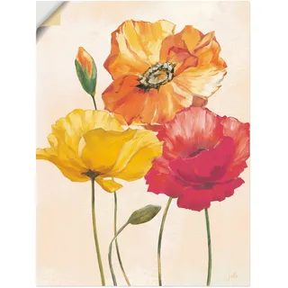 Artland Wandbild »Bunte Mohnblumen I«, Blumenbilder, (1 St.), als Alubild, Outdoorbild, Leinwandbild, Poster, Wandaufkleber Artland bunt