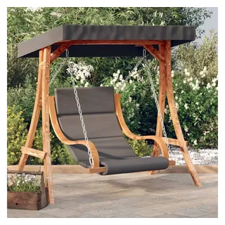 vidaXL Hollywoodschaukel mit Auflage und Dach Massivholz Fichte