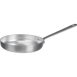 Baldassare Agnelli Pentole Agnelli Fama1118 Pfanne mit Griff, Aluminium, Silberfarben