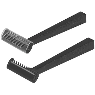 Unigloves Einmal-Rasierer mit Klingenschutz schwarz 100 St Unisex