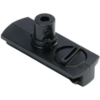 Qub 1-Phasen Pendelleuchtenadapter – Schienenadapter für Schienensysteme – Deckenbeleuchtung – Schwarz – Einfache Montage