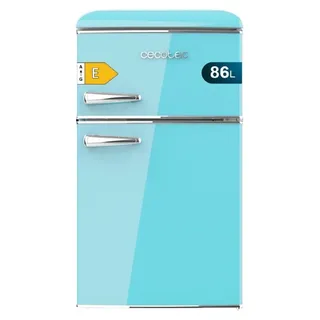 Cecotec Bolero CoolMarket 2D Origin 86 Mini Retro-Kühlschrank 86 l 893 mm hoch Blau