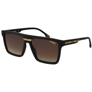 Carrera VICTORY C 03/S Herren-Sonnenbrille Vollrand Quadratisch Kunststoff-Gestell, schwarz