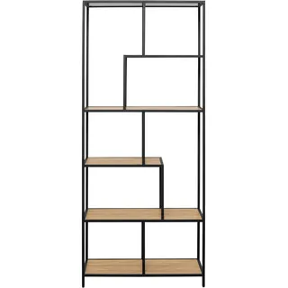 Kare Loftie Nature Standregal 77 x 35 x 185 cm Braun/Schwarz