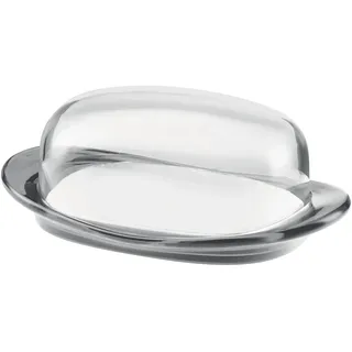 Guzzini - Feeling, Butterdose - Himmelgrau, 20 x 12,3 x h7,5 cm - 22420092, Grau