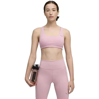Puma Damen Cloudspun Bra - Mid BH, Poised Pink Heather, S EU