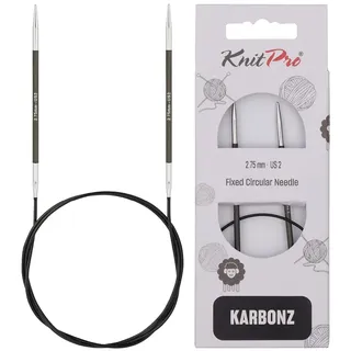 KnitPro Karbonz Rundstricknadel 32" (80cm) | 2,75mm