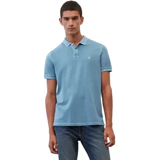 Marc O'Polo Poloshirt, mit dezenter Logostickerei Marc O'Polo kaschmir-blau