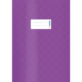 Herma Heftumschlag mit Baststruktur lila Kunststoff DIN A4