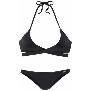 BENCH Triangel-Bikini Damen Schwarz 32 Cup A/B