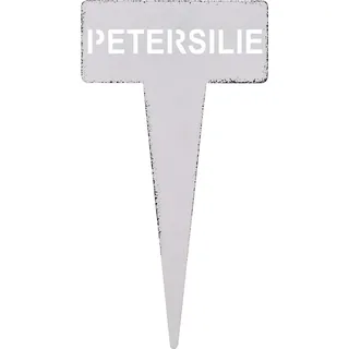 Kräuterstecker Petersilie 15 cm Weiß