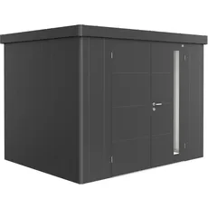 Bild von Gerätehaus Neo 2C 2,92 x 2,36 x 2,22 dunkelgrau/metallic Doppeltür