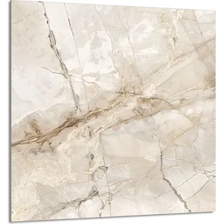 GLASPLATTE FÜR KÜCHE 60x65 Marmor