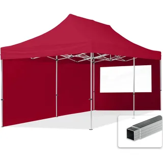 Faltpavillon Economy 3 x 6 m inkl. 2 Seitenteile rot 59152