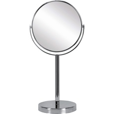 Kleine Wolke Kosmetikspiegel Base Mirror mit 5-facher Vergrößerung, Größe: 17 x 33 x 12 cm, Material: Metall/Glas