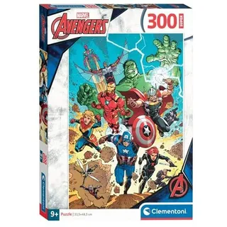 Clementoni Jigsaw Puzzle Super Color The Avengers 300pcs. 2D Puzzles