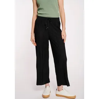HaILY’S Schlupfhose »3/4 P TR Lo44retta« Sommerhose, mit Plisseefalten, schwarz,