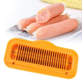 Wuschn Currywu,Wuschn,Currywuschn,Hotdog Cutter,Hot Dog Cutter er,Hot Dog Gadgets 1 Stück Multifunktionr Hot Dog Wuschn Sn Bananensch Küchenwerkzeug