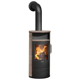 Justus Island 5 2.0 Keramik Schwarz/Abdeckplatte Stahl Schwarz