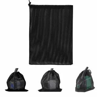 Norhogo Pumpentasche, Netzpumpentasche, Teichpumpenfiltertasche, Netzpumpentasche, Filterzubehör für Haushaltswasserpumpen (41 * 31cm, schwarz)