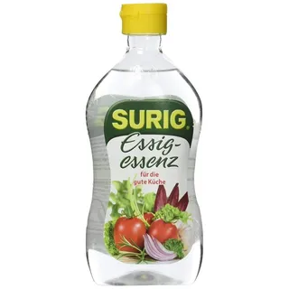 Surig Essigessenz 25% Grundlage für Essigspezialitäten PET Flasche 400ml