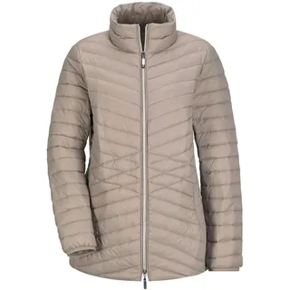 GOLDNER Steppjacke »Herbstjacke mit Daunen, Stehkragen«, beige