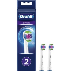 Oral-B, Zahnbürstenkopf, BRUSH HEAD EB18-2 3D WHITE ORAL-B (2 x)