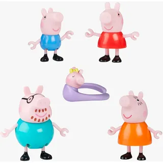 Hasbro Peppas fünfköpfige Familie Figurenset 18 cm