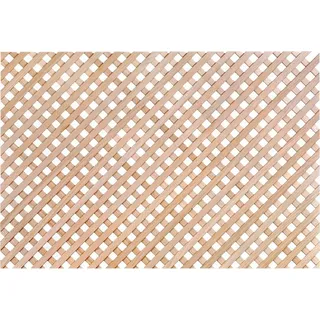 OEM Holzgitter ganze Tafel, diagonal, Heizkörperverkleidung 1230x600 mm, Fichte