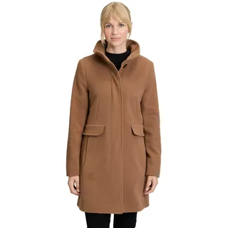 Wolljacke GIL BRET, Damen, Gr. 46, classic nougat, Obermaterial: 75% Wolle, 20% Polyamid, 5% Kaschmir, unifarben, tailliert ca. Mitte Oberschenkel, gerader Abschluss, Jacken Wolljacke, mit Stehkragen