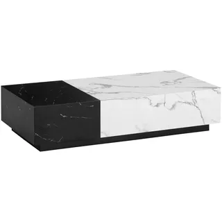 Wohnling Couchtisch Weiß 120 cm x 60 cm x 28 cm