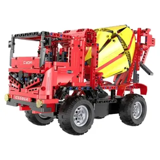 CADA 2.4G ferngesteuerter Betonmischer, Bausteine, 815 Teile - Rot