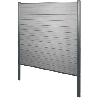 Mendler Windschutz 190 x 241 cm grau WPC