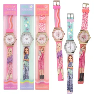 Depesche TOPModel Kinderuhr - Silikon Armbanduhr - buntes Design