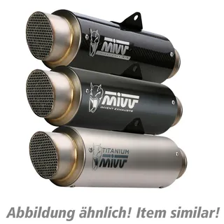 MIVV Gp Pro Auspuff Carbon Kt.019.l2p für Ktm 125/390 Duke/rc 125/390 2017-20 Homologierter Slip On Schalldämpfer - - Homologated