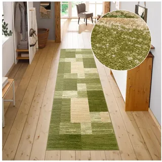 MY HOME Läufer »Melvin« rechteckig 8 mm Höhe schön weich, Kurzflor Teppichläufer, Brücke, Karo-Muster my home B : 90 cm 1 Stk.