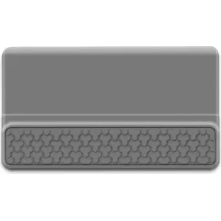 INF Silikon-Tastatur-Handgelenkauflage - Ergonomische Stütze für komfortables Tippen Grau - Grau