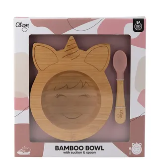 Citron Bambus Schüssel Multicolor/Rosa