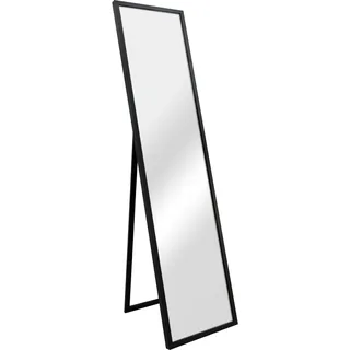 [en.casa] Spiegel, Giovinazzo 150x35 cm neigbar Schwarz