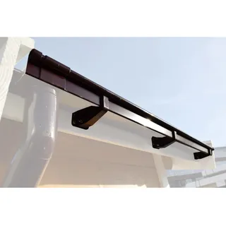Weka Dachrinnen-Set verzinkt-für Satteldächer bis 600 cm Dachlänge