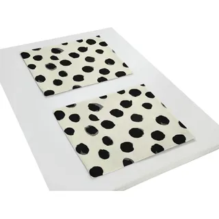 ADAM Audio Adam Platzset »Dots« aus Bio-Baumwolle,Made in Germany, schwarz