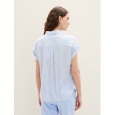 Bild von Damen Kurzarm-Bluse mit Streifen