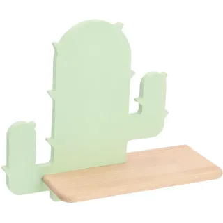 Kinderwandleuchte , Grün , Holz, Metall, Holzwerkstoff , Eiche , Kaktus , 12x27.5x33 cm , RoHS, Europäischer Sicherheitsstandard , einfach zu transportieren , Lampen & Leuchten, Leuchtenserien