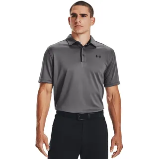 Under Armour Tech Polo Herren grau/schwarz S