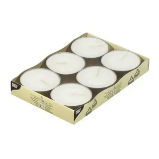 Papstar Maxi Lichter, Hochwertige Teelichter für eine gemütliche Stimmung, 1 Packung = 6 Stück