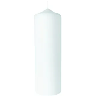 Rayher Stumpenkerze 25 cm weiß