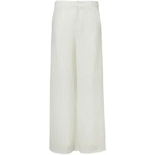 QS Nadelstreifen-Hose mit weitem Bein