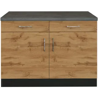 Held Unterschrank Eichefarben 100 x 85 x 60 cm Grau