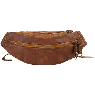 X-ZONE Umhängetasche Leder Brown