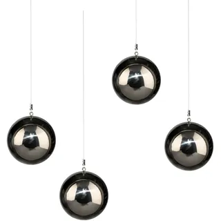 creativ home Dekohänger "Edelstahlkugel zum Hängen" mit Aufhängung, silber